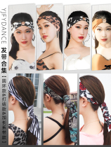 See again Van Gogh Dance accessories Ribbon Style Hair Stirrup Ring Hair with vintage 100 lap tying hair long strip collar towels