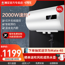 Sakura electric water heater household energy saving 60 liters water storage type 88ECD603 small toilet hot bath shower