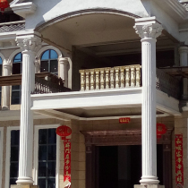 Factory direct European Roman column mold plastic steel cylinder construction gate cement column exterior wall cast-in-place round