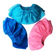 100 400g non-woven fabric thickened shoe cover disposable thickening dustproof breathable indoor shoe cover non-slip