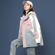 Toilwear cotton clothes women 2021 Winter explosion loose Korean version thick down cotton clothes ins Super fire cotton padded jacket tide