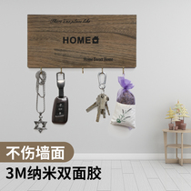 Entrance door Entrance Wall Entrance Door Decoration Simple Key Hanger Hook Free From Stiletto Wall Hanging Clothes Hanger Xuan Guan Guan