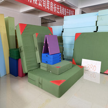 Parkour Dance Sit-Ups Training Protective Mat Gymnastics Mat Somersault Mat High Jump Mat Rock Climbing Mat Sponge Bag