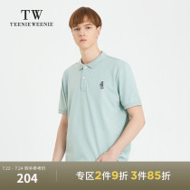 TeenieWeenie bear mens polo shirt 2021 summer new casual business simple wild T-shirt