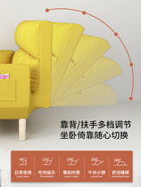 Sofa Small apartment rental room with lazy folding multi-function double simple sofa bed Living room net red sofa bed