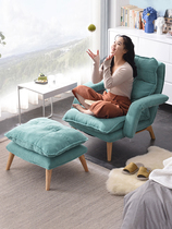 Lazy sofa Tatami single sofa Balcony lying leisure backrest chair Cute bedroom recliner Small sofa