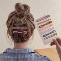 Net red broken hair one-word clip back of the head clip headdress 2021 New bangs side hairclip summer hair card female