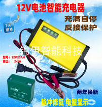 Night market stall lighting battery charger 12V single battery charger electric vehicle single battery