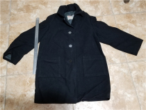 The clothes coat ; the organic glass button