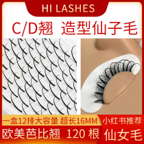 Net red Barbie Fairy Hair Single Tuft MASCARA-TYPE FAIRY HAIR SINGLE ROOT MIXED LOADED GRAFT COMIC EYE TYPE FALSE EYELASHES