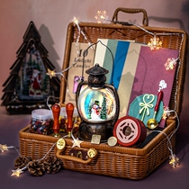 Childrens crystal ball girl music box girl birthday gift music box girl can rotate childrens princess ornaments