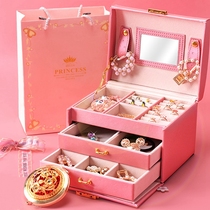 Girl headdress set gift box childrens hair accessories storage box to send little girl birthday gift Princess jewelry jewelry box