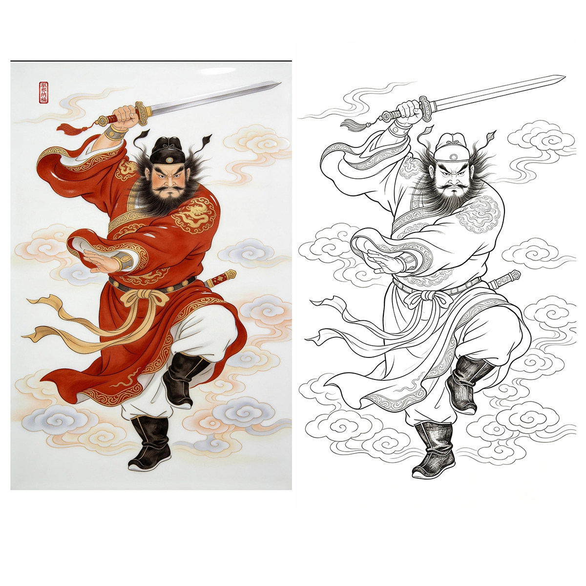 吴道子钟馗中堂画-吴道子钟馗中堂画促销价格、吴道子钟馗中堂画品牌- 淘宝