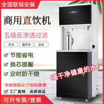 Direct Water Dispenser Commercial Water Boiler Large Capacity Reverse Osmosis Filtration Water Purification Office School Factory Hospital Ice Tepid