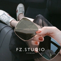 HK GM Polarized Sunglasses Mens Anti-Ultraviolet Driving Myopia Sunglasses Female Tide Advanced Sensation Ins Nets Red