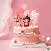 Mothers Day cake decoration Happy plug-in decoration plug-in card set Baking plug-in flag Happy Birthday creative party