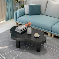 Nordic simple solid wood tea table name Cebu Cloud small tea table designer Silence Wind Tea Table Sofa Abnormal small side table