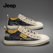 jeep gip jeep shoes summer mens shoes casual board shoes low help sails shoes men trends 100 hitch flat-bottomed fabric shoes