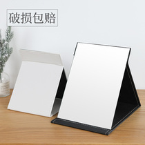 Folding mirror makeup mirror small desktop table Mingse Xuan folding three-dimensional vanity mirror student dormitory mirror