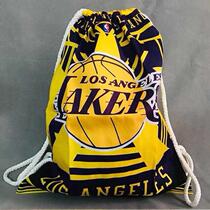 Lakers Warriors Bucks Basketball Bag Backpack Basketball Bag Training Bag Shoulder Storage Bag Drawstring Large Capacity