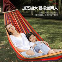 Shipping outdoor home multi-color Student Park Hammock canvas dormitory leisure factory hanging chair optional Cotton