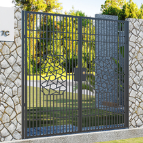 Villa courtyard door single and double open stainless steel Garden Gate kindergarten school gate custom Fence Gate