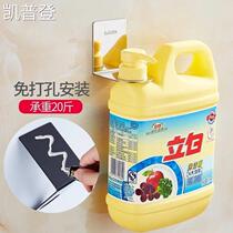 Kitchen to relax and fine hanging wall Bathroom Shampoo liquid stainless steel shelve free hanging rack wall-hanging