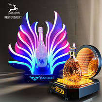 New Ied glowing wine seat bar wine wine red wine display wine rack KTV creative spades a champagne high end wine tray