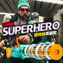 Gold Gatling soft bullet gun electric burst heavy machine gun shell throwing machine gun simulation childrens boy toy heat