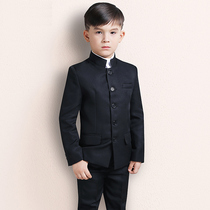 Luo Meng boy Chinese mountain suit suit suit suit National style student dress Chinese style dress children performance May 4th Youth