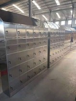 Customized inclined top stainless steel 30-door locker bathroom gym locker dormitory staff change wardrobe shoe cabinet