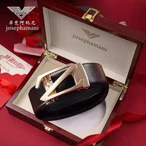 Amani belt men genuine leather automatic buckle pants with pure cow leather Youth 100 hitch a luxury belt gift