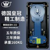 German crown glass door N222 universal frameless door frame door wooden door ground shaft accessories ground Spring cast iron