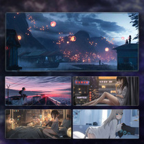 Mouse mat office portable notebook computer pad cartoon cartoon home learning anti-slip and dirty electric race game mat