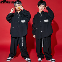 Street dance childrens tide clothes boys boys performance clothes set autumn loose shirts girls foreign style Net red hot Street clothing handsome