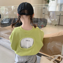 Early autumn childrens clothing girl clothes cartoon spring and autumn children 2021 autumn new cotton coat childrens foreign atmosphere tide
