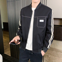 Rich Bird 2021 Spring and Autumn Jacket Jacket Jacket Men Korean Slim Black Loose Sports Casual Floss Baseball Suit