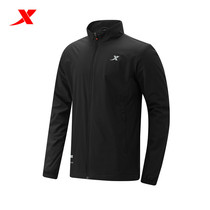 XTEP running jacket mens 2021 spring new sportswear thin velvet warm casual windbreaker jacket 979129160573
