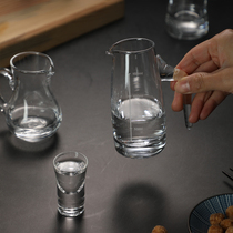 Wine splitter liquor decanter glass passer with scale wine cup Home Hotel 80ml