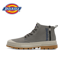 dickies high help shoes mens autumn winter new waterproof light sport lace side zip casual middle help tooling shoes