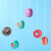Childrens toy yo-yo cartoon animal wooden fancy swing boys and girls classic nostalgic yoyo ball