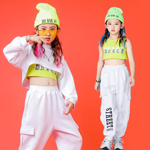 Children Jazz Dance Costumes Girls Dance Practice Boon Girls Jazz Korean version Tidal Clothes Street Dance Hip Hop Suit Autumn