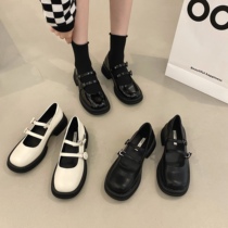 This pair of small leather shoes is too soft for a real leg fine Home daily~ thick bottom Mary Precious Little Leather Shoes