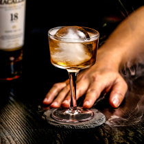 New flat Japanese Kimura handmade crystal dry Marti special cup Martini Cup classical cocktail Cup