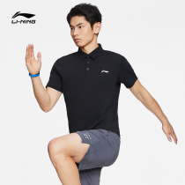 Li Ning short sleeve POLO shirt man 2022 new fitness series Damp Turtlenecks Summer Sportswear Sportswear Tracksuit