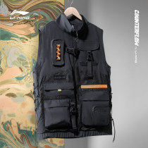Li Ning CF retro Dunhuang sports jacket couple sports vest official wild fashion frock casual sportswear