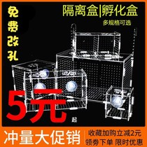 Fish Tank Isolation net aquarium isolation box Peacock fish baby fighting fish incubator breeding box suspension protection small fish