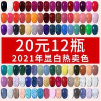 Nail cats eye glue 2021 new nail oil glue set Nail shop special light therapy summer popular color small set series
