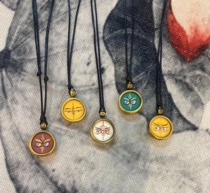 Hot fingertip thangka hand-painted Zakiram little thangka god of wealth eye Prajnaparam straight hair