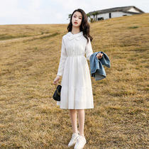 Girl Spring Dress Dress 2022 New Children Ocean Gas Great Boy Dress Girl Spring Dress White Princess Net Red Dress